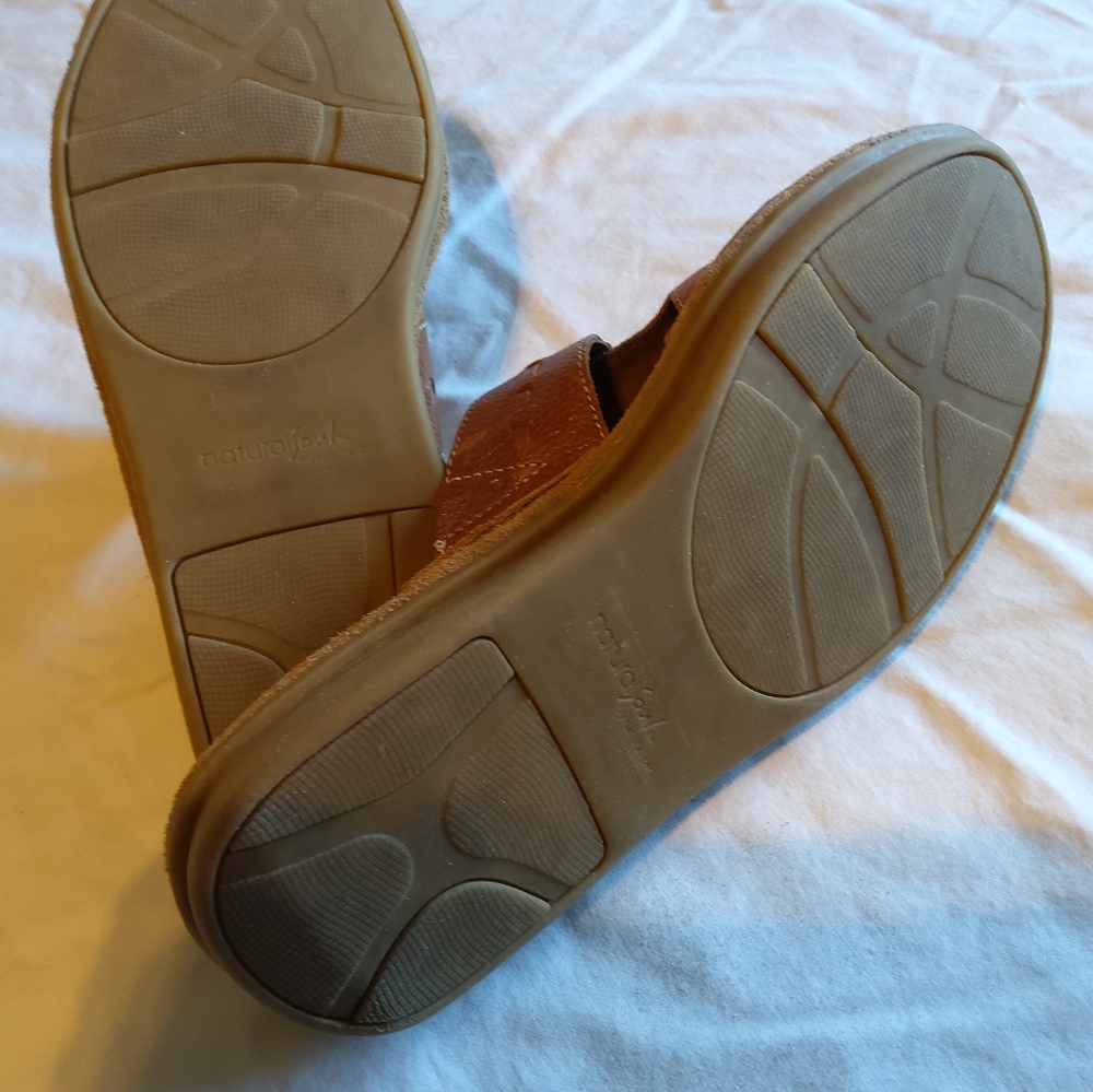 Natural Soul by Naturalizer leather sandals size 10 - Picture 2 of 6